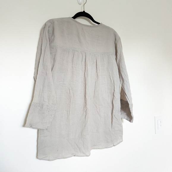 TNA Golden Carmelina Boho Peasant Tunic - Picture 2 of 6